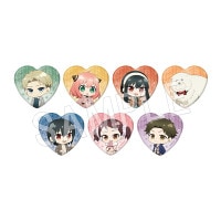 予約】SPY×FAMILY トレーディングハート缶バッジ 冬のおでかけver.(pcs