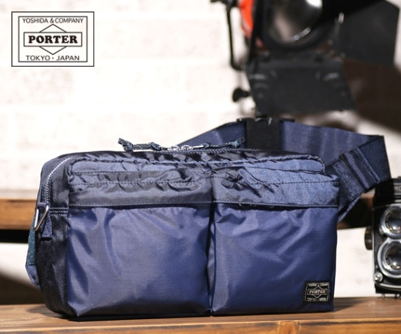 ポーター フォース 2WAYウエストバッグ 855-07418 （カラー：ブラック