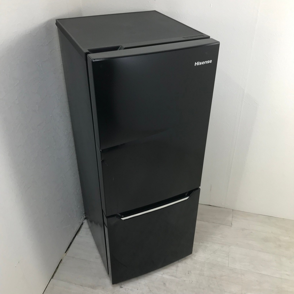 中古 2ドア冷蔵庫 自動霜取りファン式 ハイセンス 150L HR-D15CB 2019
