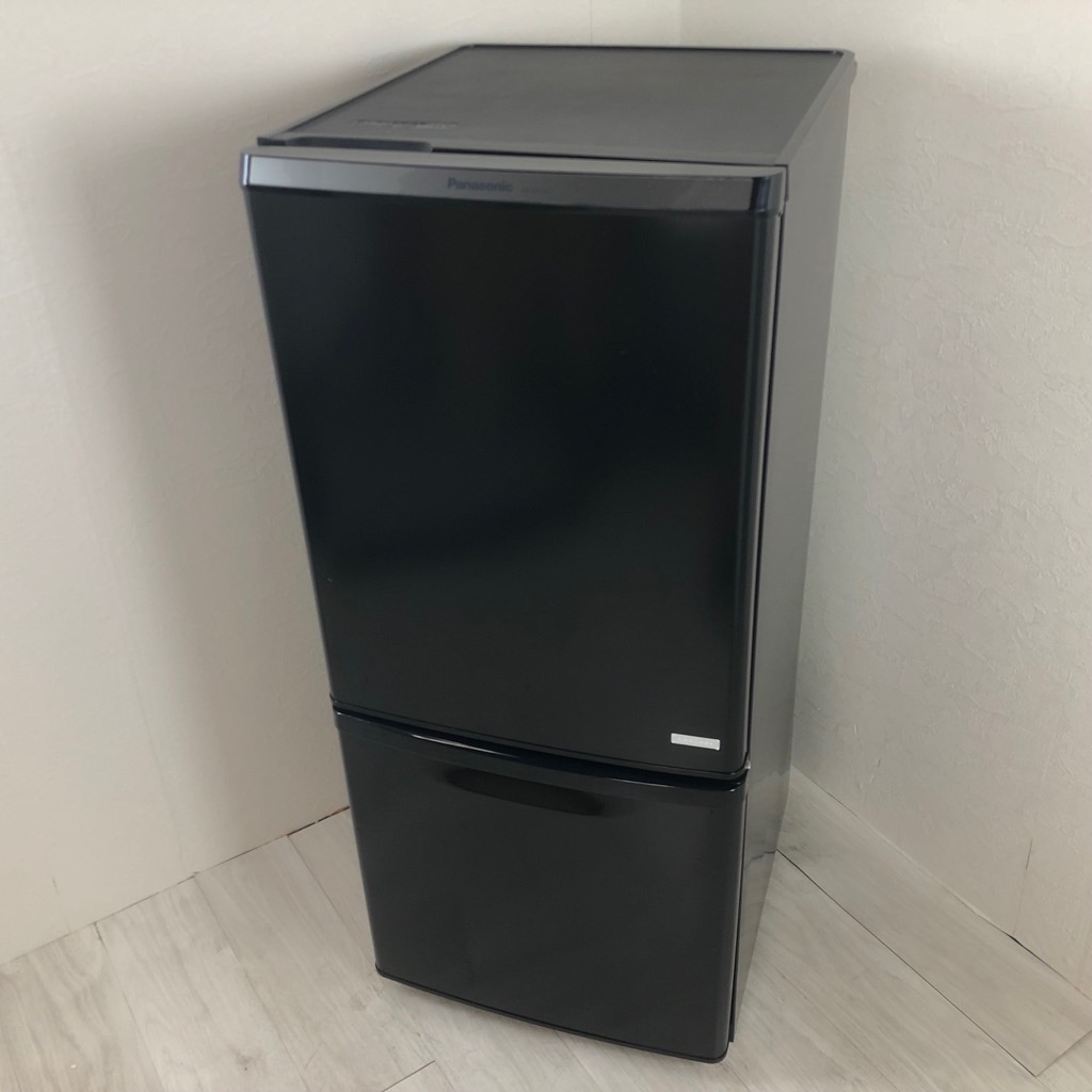 中古 138L 2ドア冷蔵庫 パナソニック 2014年～2015年製 ブラック 自動