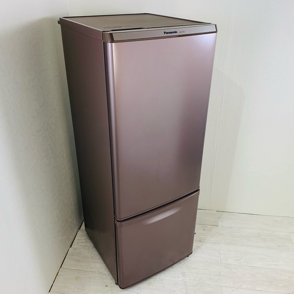 6ヶ月保証付 168L 2ドア冷蔵庫 ブラウン パナソニック 2016年製～2017