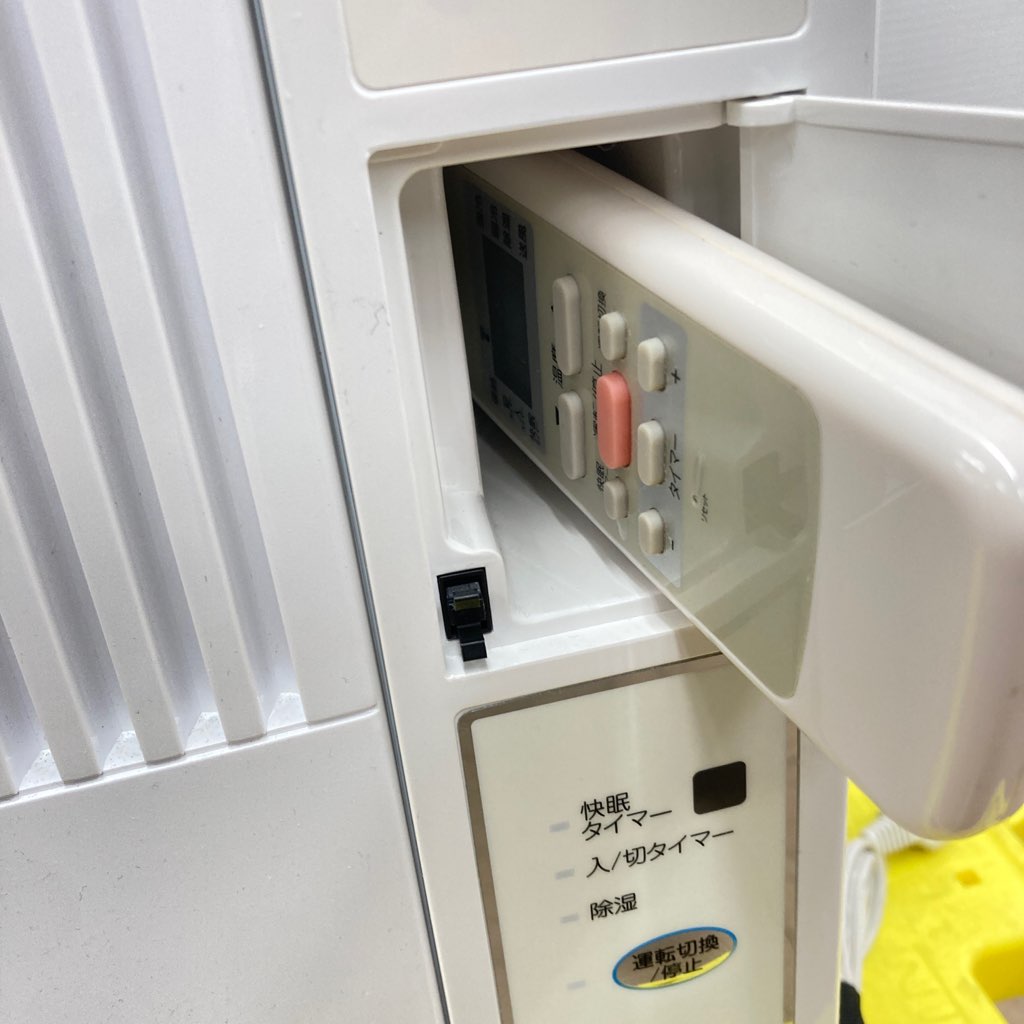 中古 KOIZUMI 窓用エアコン KAW-1672 ホワイト ノンドレン 2017年製 6