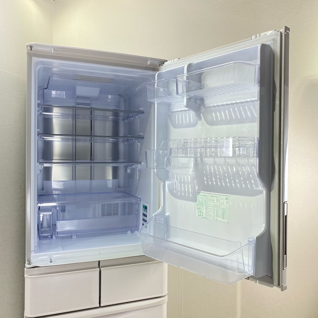 中古 近郊送料格安 424L プラズマクラスター 5ドア冷蔵庫 シャープ SJ