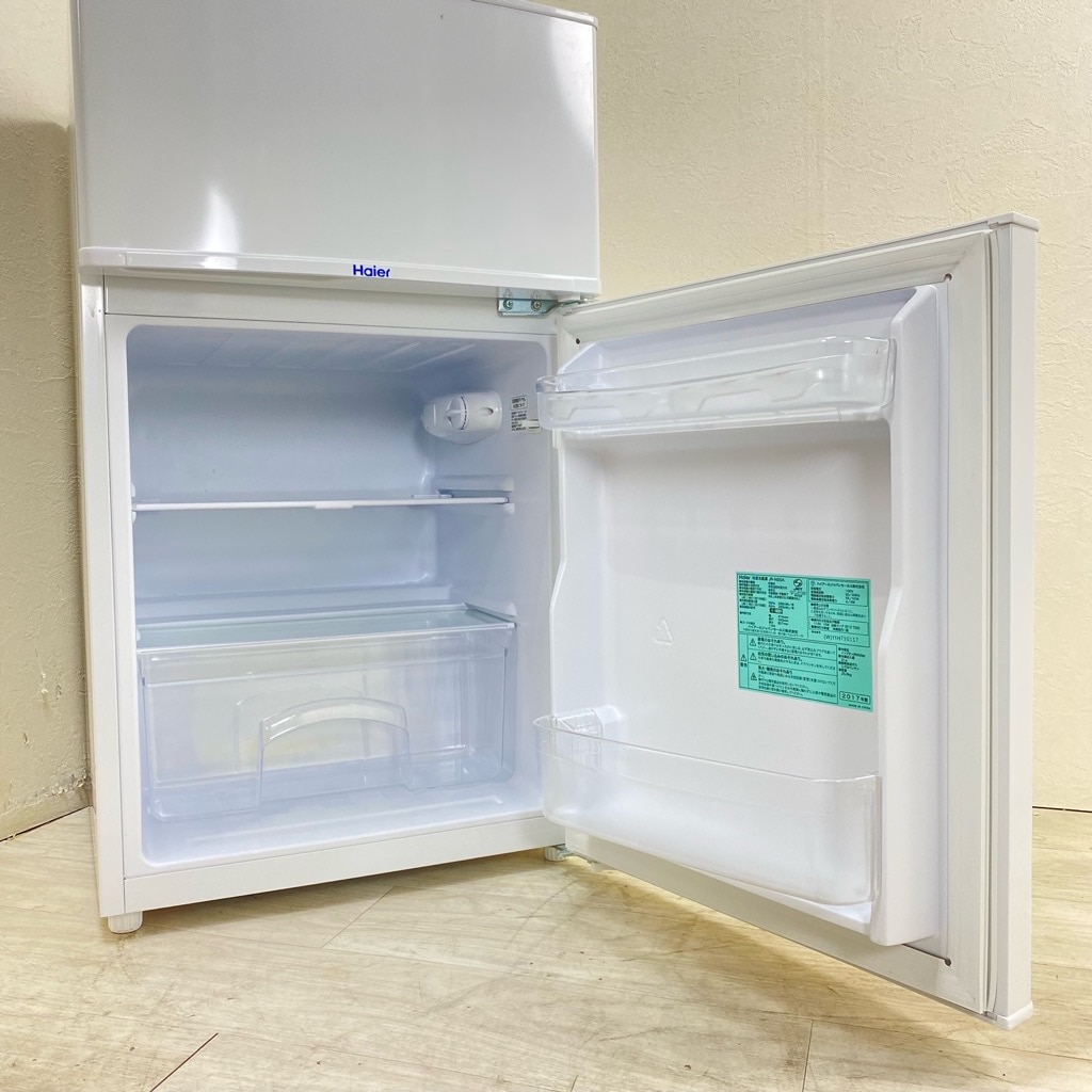 中古 85L 2ドア冷蔵庫 ハイアール コンパクト JR-N85A 2017年製 直冷式