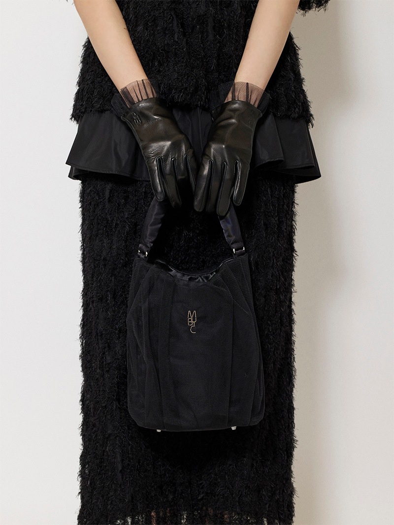 チュールレイヤードロゴバッグ |mila schon by chika kisada|CORONET