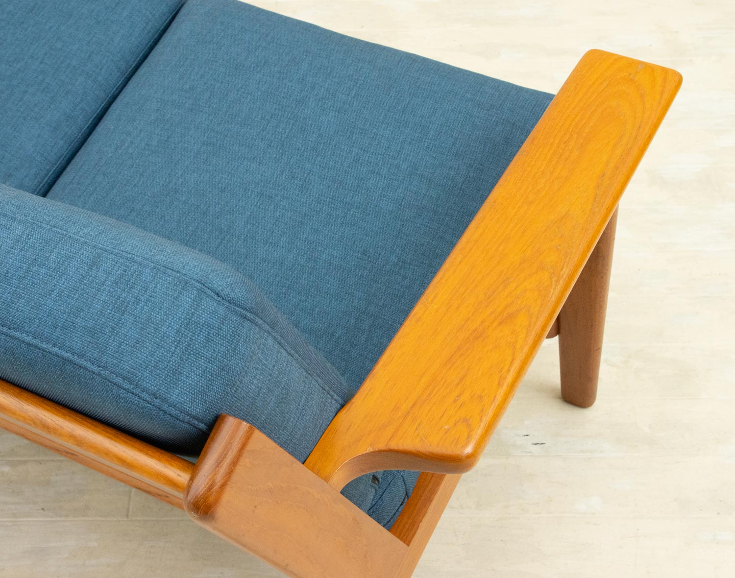 ハンス・ウェグナー GE290 3人掛け ソファ オットマン チーク 北欧