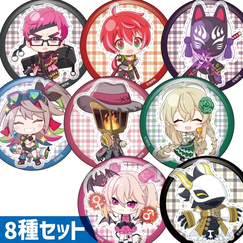 ポケふた缶バッジ、ブイズセミコンプリート8点セット ポケふた缶バッジ