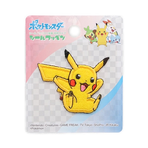 ポケモン ピカチュウ シールワッペン PSS001 | 手芸センタードリーム