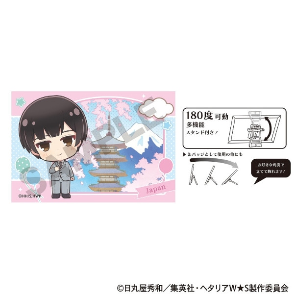 ヘタリア World☆Stars 【BOX】トレーディングアクリルクリップ＿ちまにわ