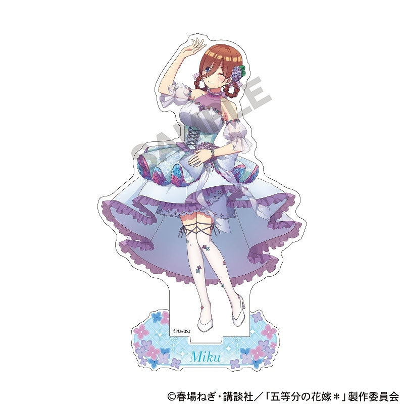 五等分の花嫁＊ アクリルスタンド＿中野三玖/紫陽花ドレス