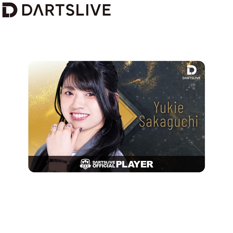坂口優希恵プロ　ダーツライブカード Amazon | ダーツライブカード DARTSLIVE PLAYER GOODS 第三弾 坂口優希