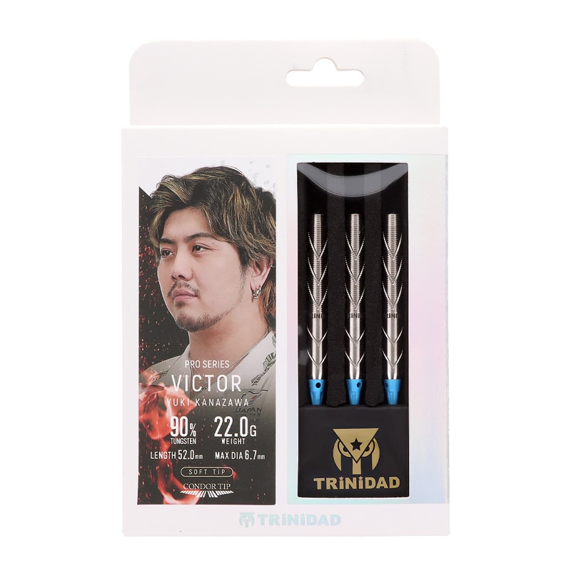 TRINIDAD VICTOR ダーツ　金澤勇希プロ　 トリニダード ダーツ > ソフトダーツ > ブランド【タ行】 > トリニダード > PRO