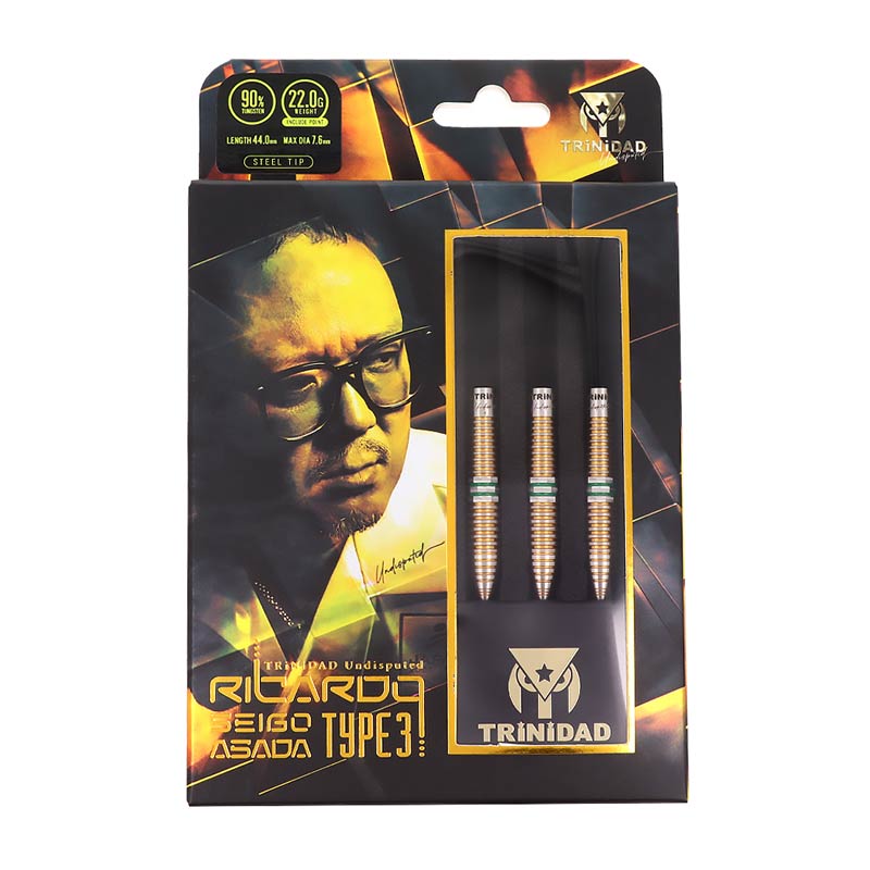 トリニダード(リカルド タイプ2) 浅田斉吾選手モデル バレル【トリニダード】リカルド タイプ2 浅田斉吾モデル 2BA｜ダーツ