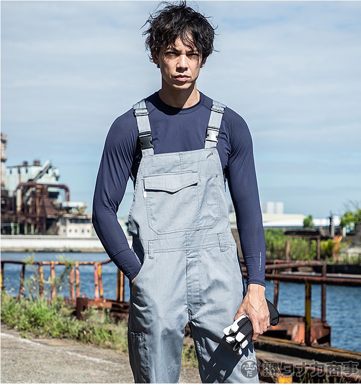 グレースエンジニアーズ つなぎ オーバーオール サロペット 速乾性 GE