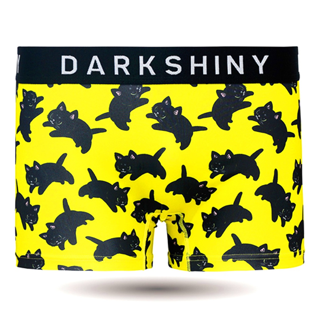 DARKSHINY (ダークシャイニー) ユニセックス ボクサーパンツ くろねこ