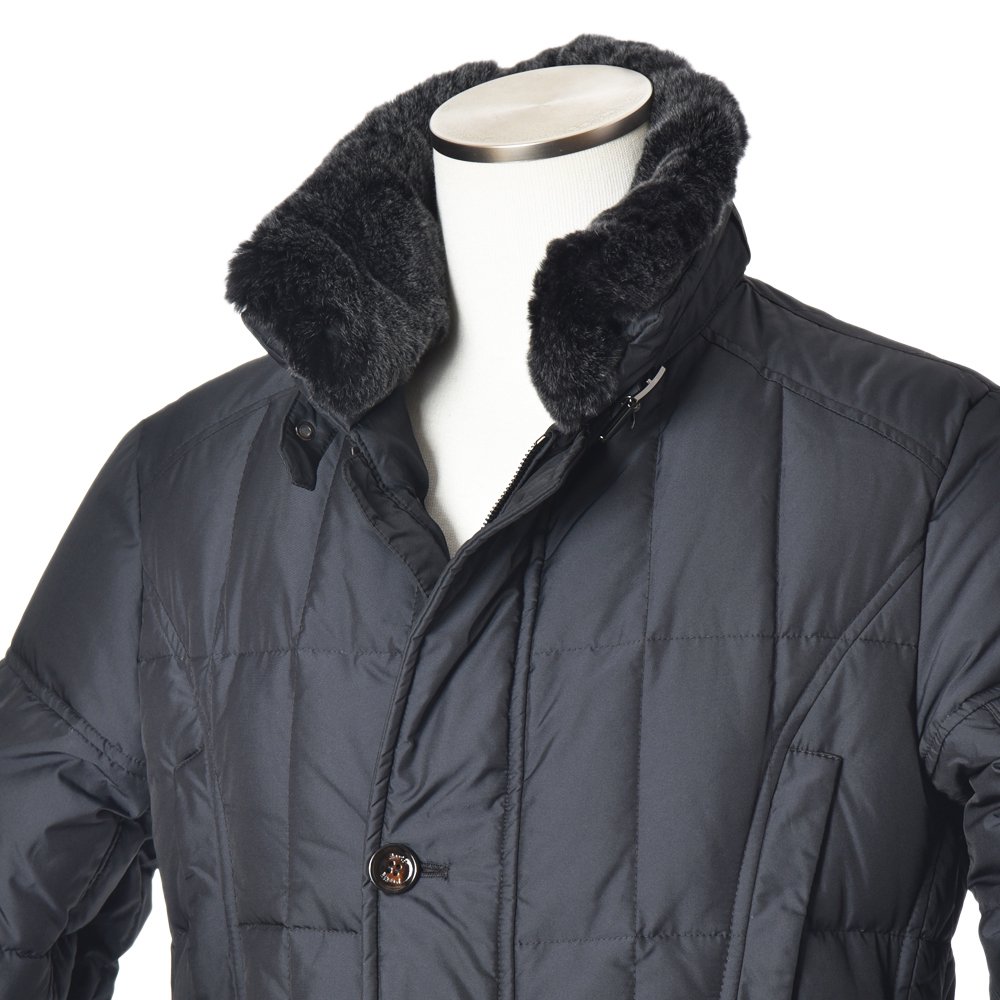 MOORER ムーレー VALENTE-KM2 ポリエステル ラビットファー ダウン