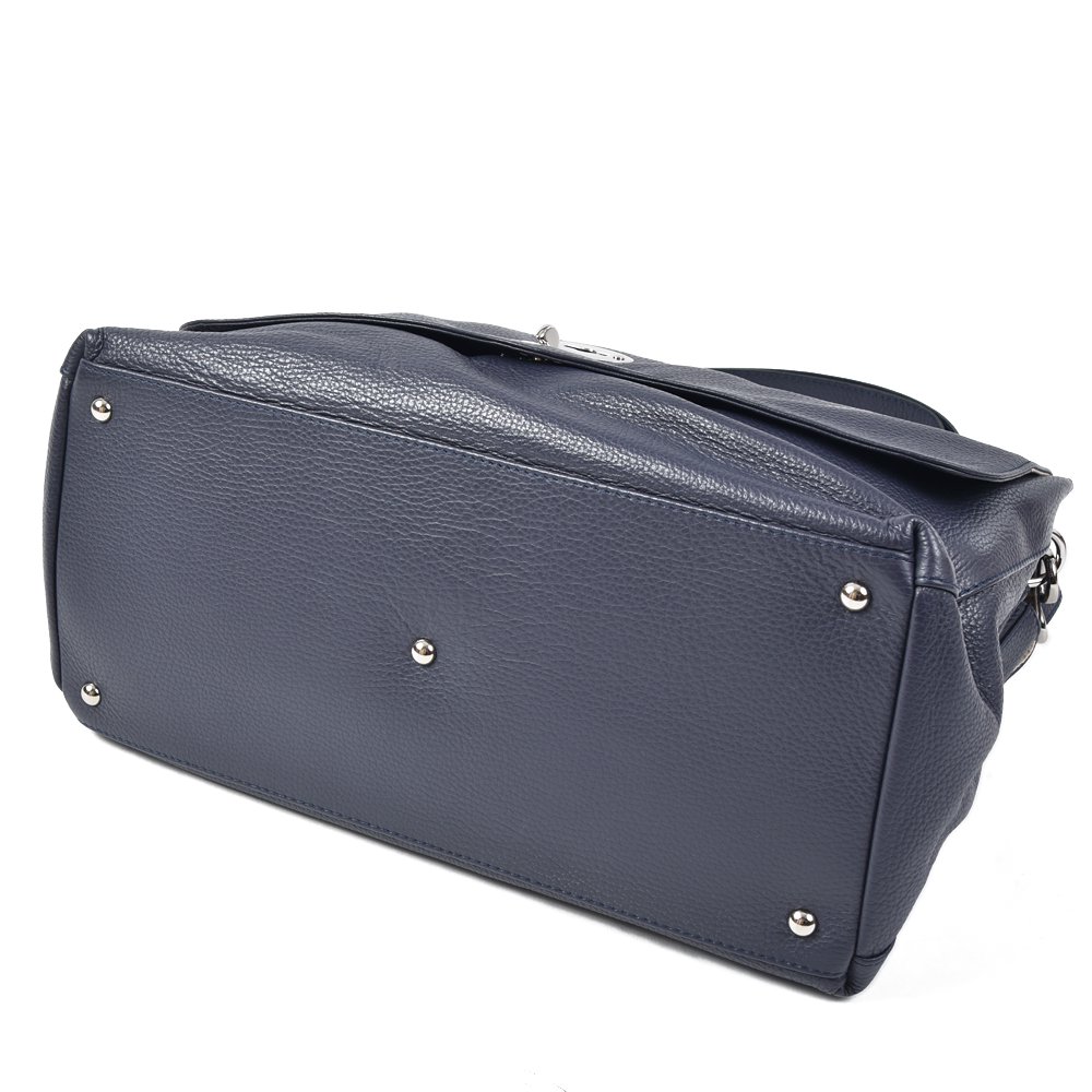 ZANELLATO ザネラート POSTINA L MARCAPUNTO ショルダーバッグ BLU