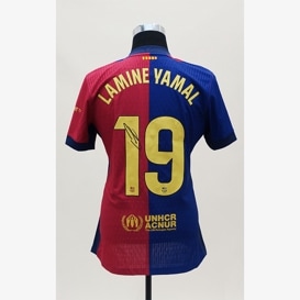 リーガ・エスパニョーラのサッカー直筆サイン入りユニフォームを販売