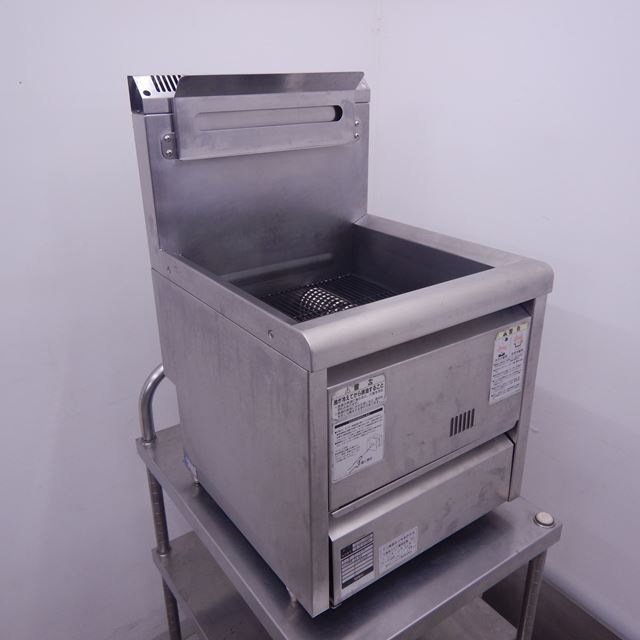 タニコー 卓上ガスフライヤー 中古 B-TCFL-4045G LPガス 油量12L 一部