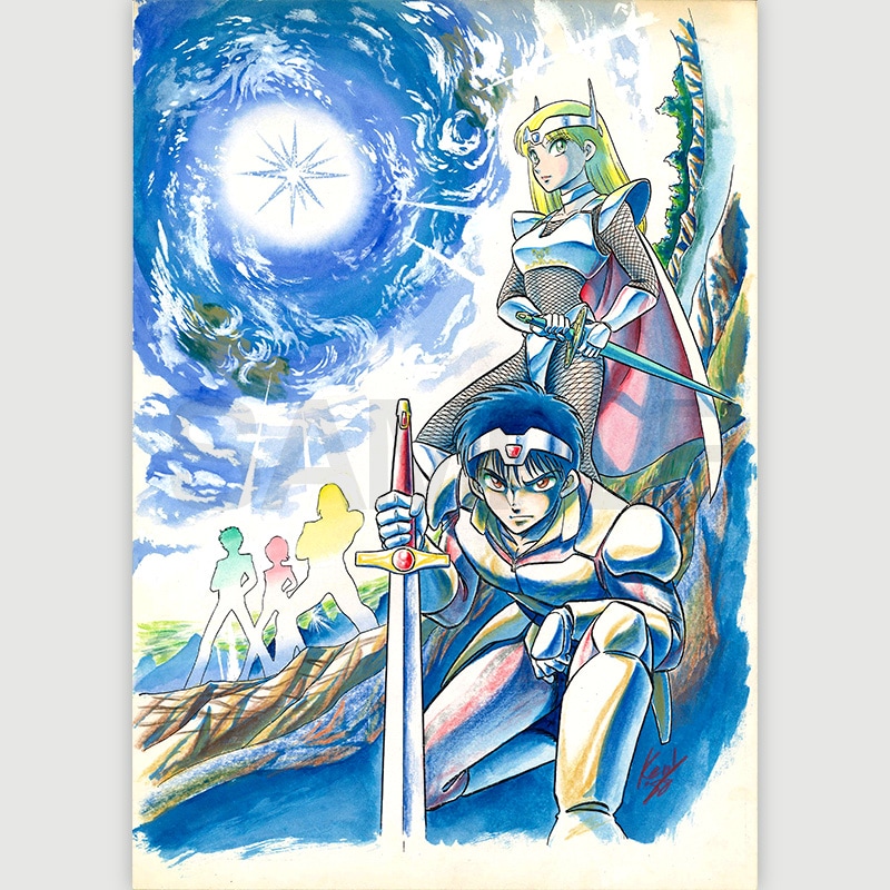 限定1枚】矢野健太郎 原画17『インジュカーシス』テクノポリス付録