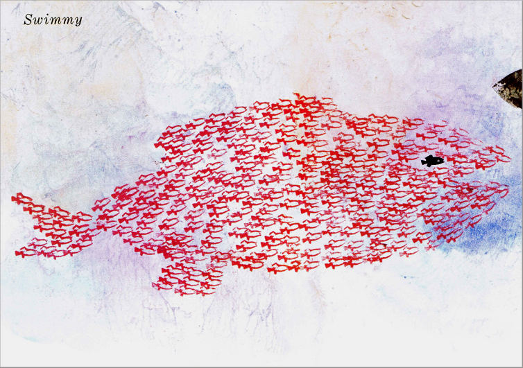 スイミー（レオ・レオニ） ポストカード みんなで一ぴき | カテゴリー