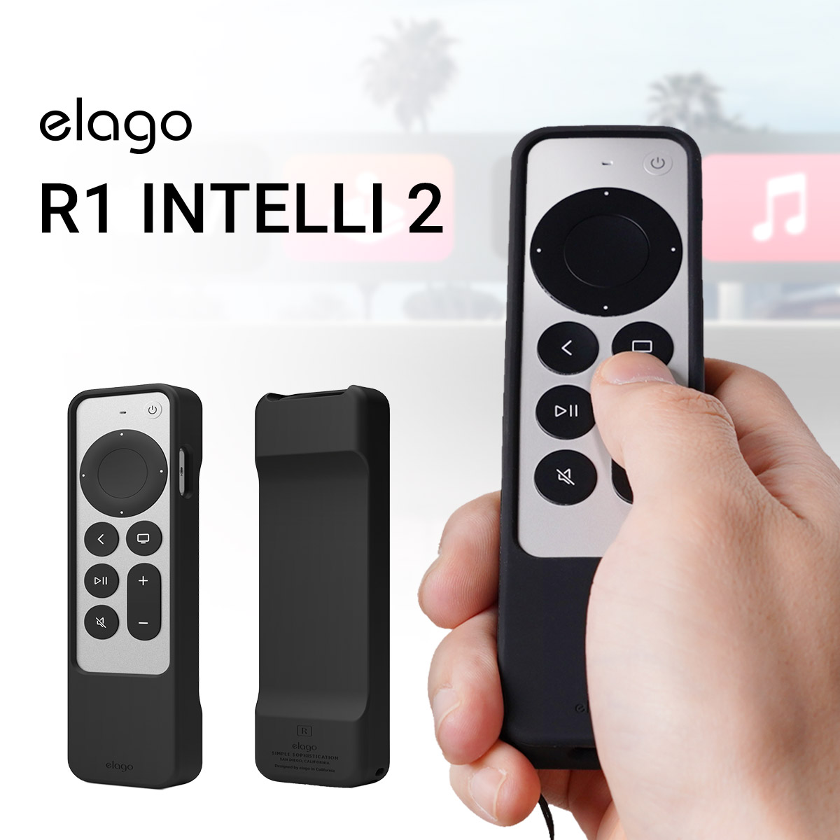 elago R1 INTELLI 2 for Apple TV 4K (2021/2022)/Siri Remote (2021