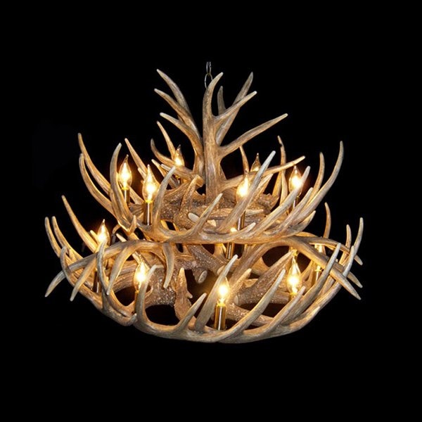 鹿の角】ホーンシャンデリア15灯（Φ800×H550mm） | EL JEWEL