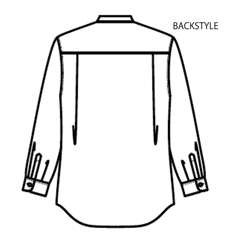 公式] アルベ スタンドカラーストライプシャツ EP9009