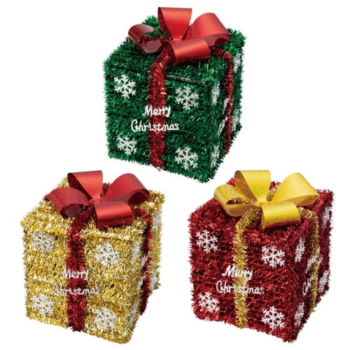 クリスマスギフトボックス【モール】 1個 | 5.イベント装飾用品,冬の