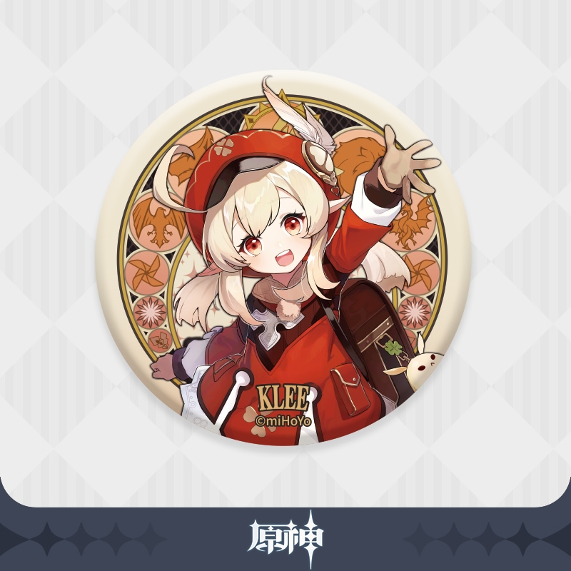原神】 モンド城シリーズ キャラクター缶バッジ Genshin クレー 原神