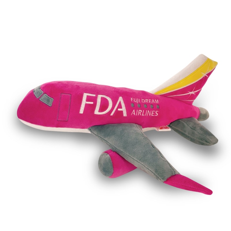 エンブラエル170 ぬいぐるみ Lサイズ（レッド）｜FDAショップ