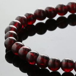 最高級（5A） ガーネット ブレスレット 5.5mm玉 No.31 [ 画像現物