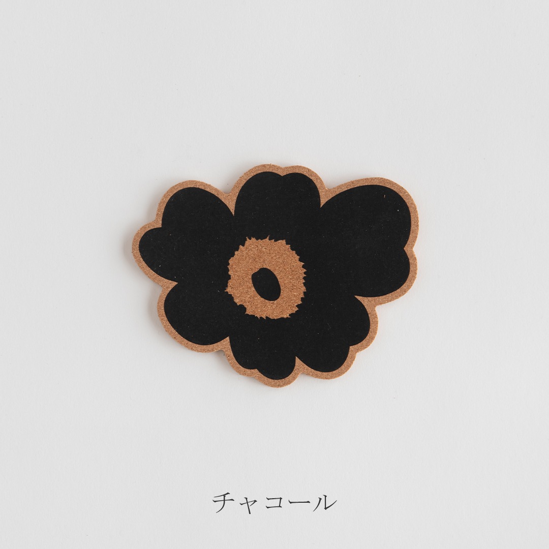 ウニッコ コルク コースター 12cm（マリメッコ／marimekko） フリー