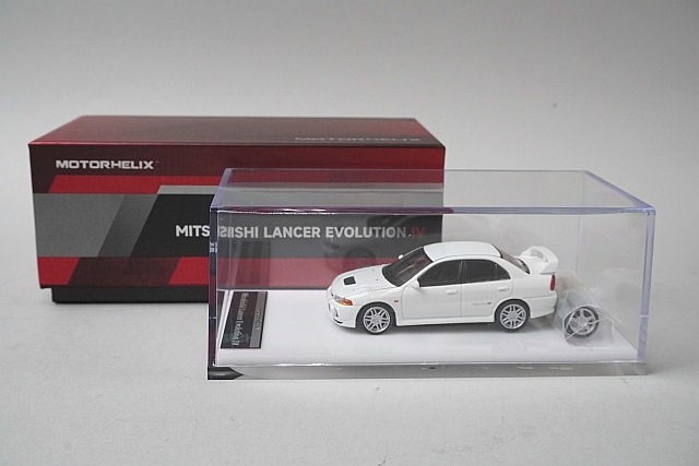 新品 M64003 モーターヘリックス 1/64 三菱 Lancer Evolution IV