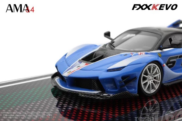 予約 AMA64 1/64 フェラーリ Ferrari FXX-K-EVO SkyBlue #67, Boost