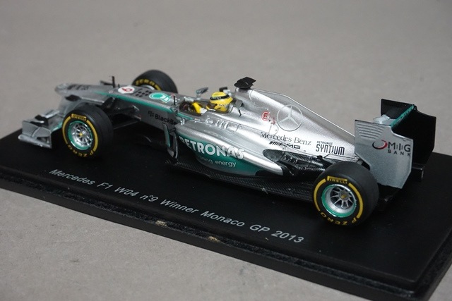 1/43 スパーク S3067 メルセデス F1 W04 モナコGP 優勝 2013 #9 N