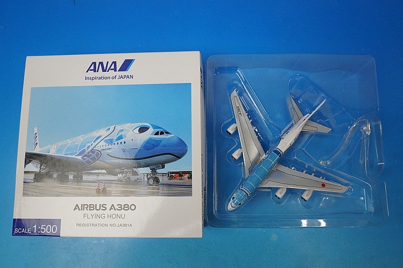 1/500 A380-841 ANA FLYING HONU ANAブルー JA381A ［NH50063] 全日空