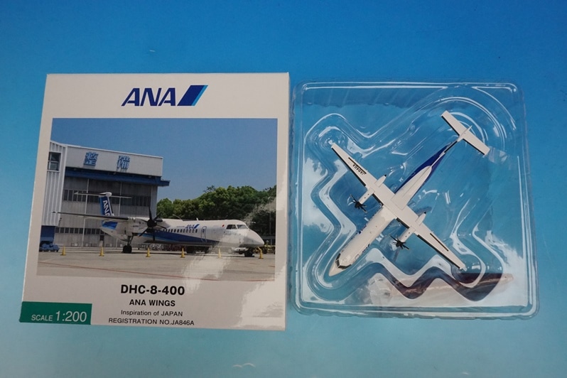 1/200 DHC-8-400 ANA WINGS JA846A [DH28030] 全日空商事/中古