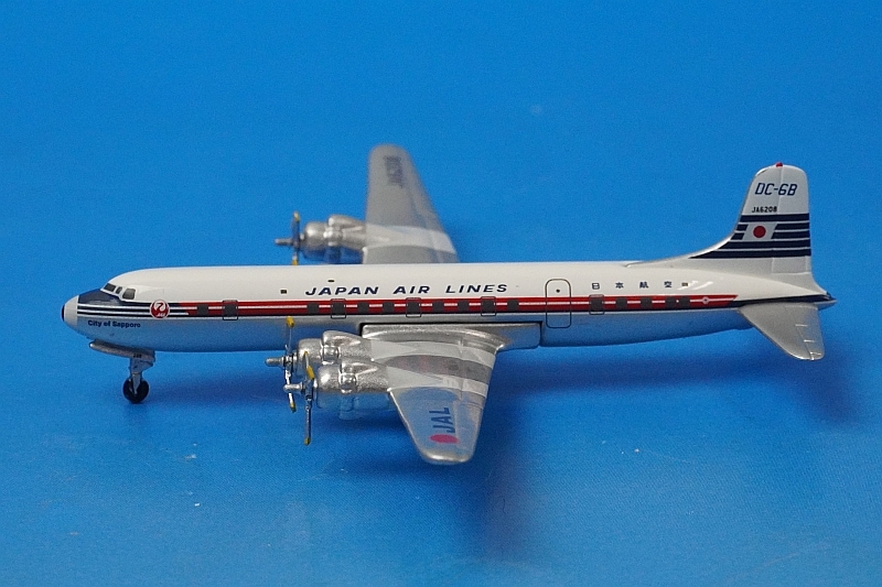 1/400 DC-6 JAL 旧鶴丸塗装 City of Sapporo JA6208 アエロ