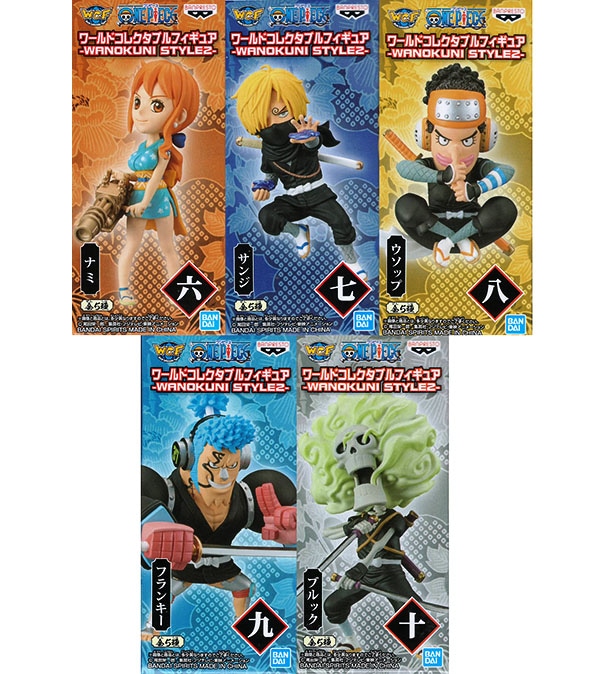 ワンピース ワールドコレクタブルフィギュア WANOKUNI STYLE2 全5種