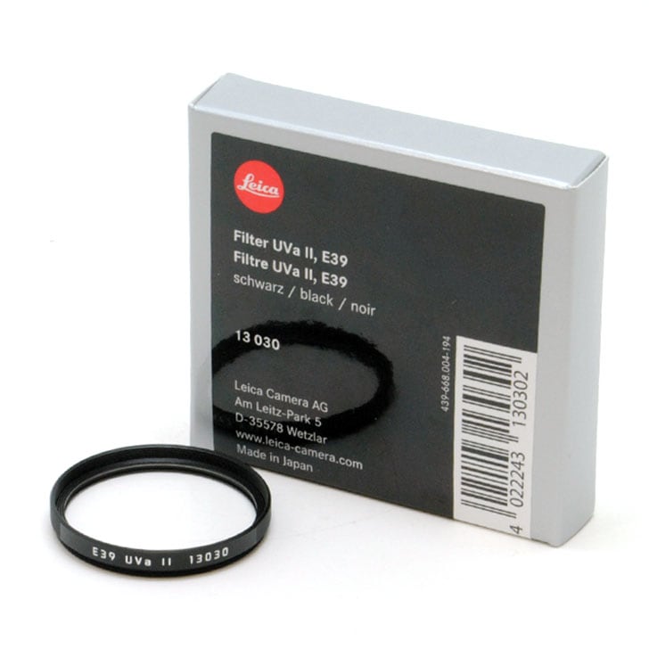 フィルター E39 UVaII ブラック LEICA(ライカ) (13030) | 【新品