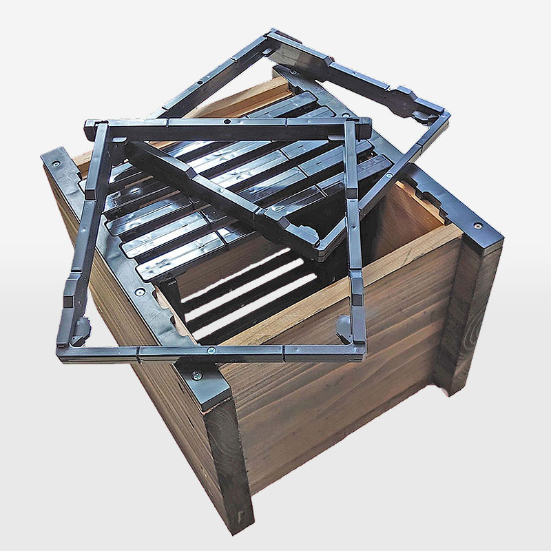 縦型巣箱（巣枠 7枚入）〔タテガタ スバコ スワク〕：日本蜜蜂用