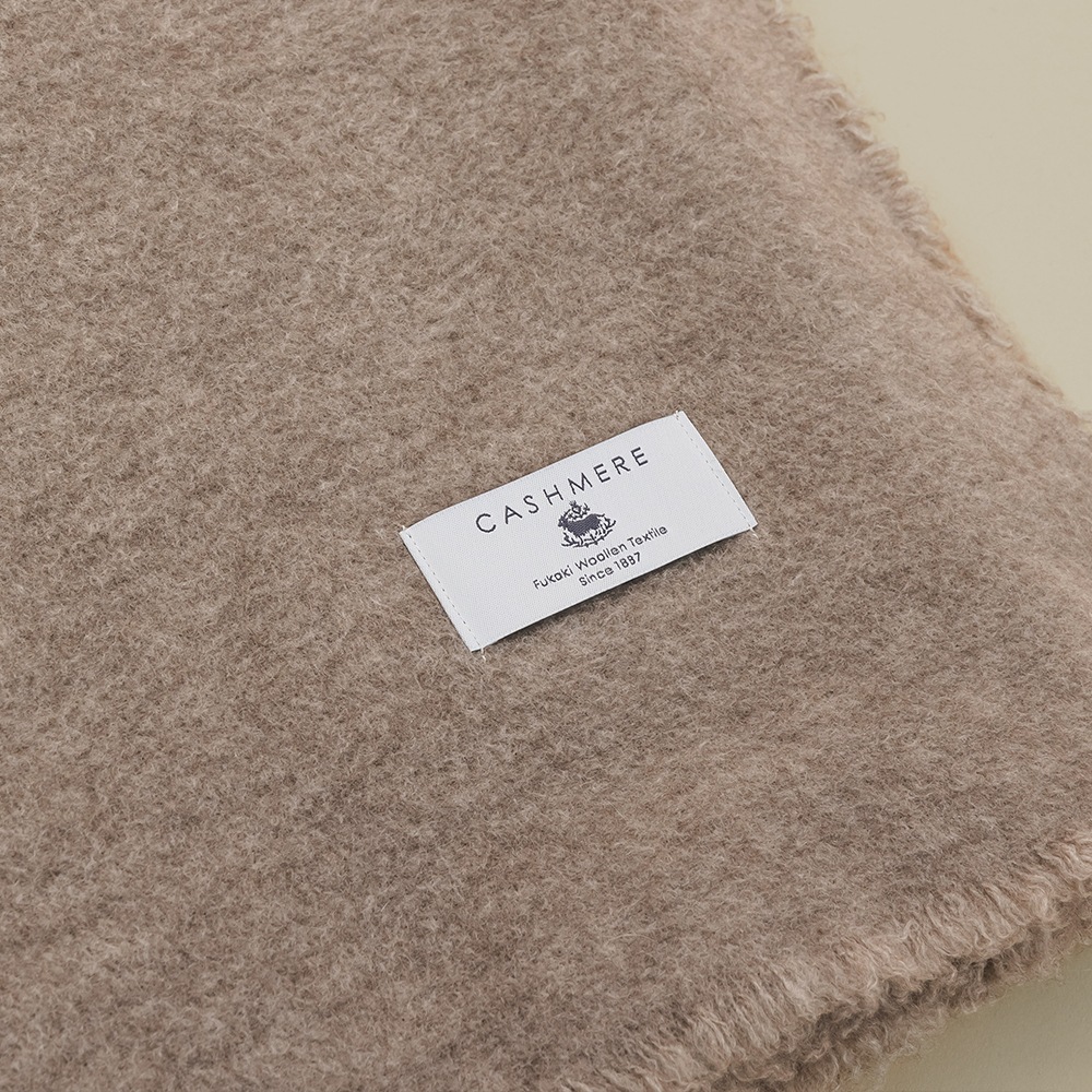 カシミヤ100％ 手仕上げハーフブランケット | Item,Blanket | FUKAKINET