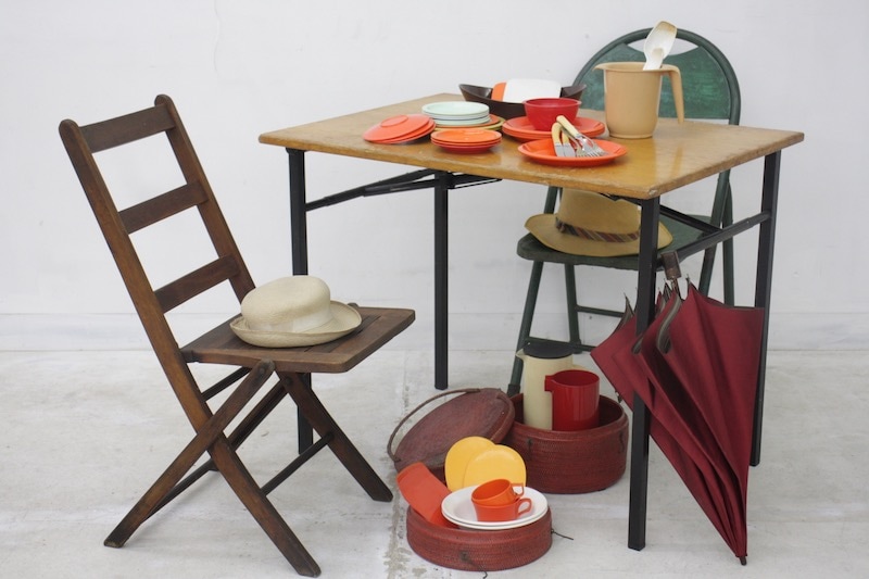 ヴィンテージ 木製フォールディングチェア | 湯の花ファクトリー,北欧