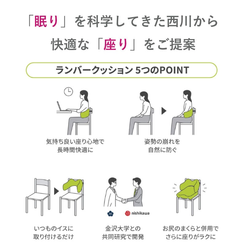 西川 骨盤サポートクッション keeps キープス ランバー コルセット