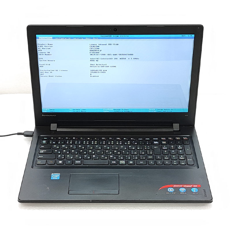 ジャンク品 Lenovo ideapad 300-15IBR ジャンクPC ジャンクパソコン