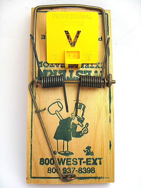 ☆1980's WESTERN EXTERMINATOR ビンテージ マウストラップ RAT 鼠