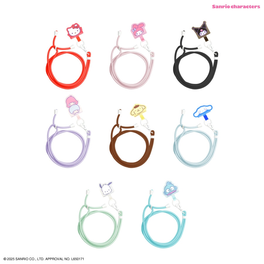 サンリオキャラクターズ キラキラマルチリングプラス ストラップセット