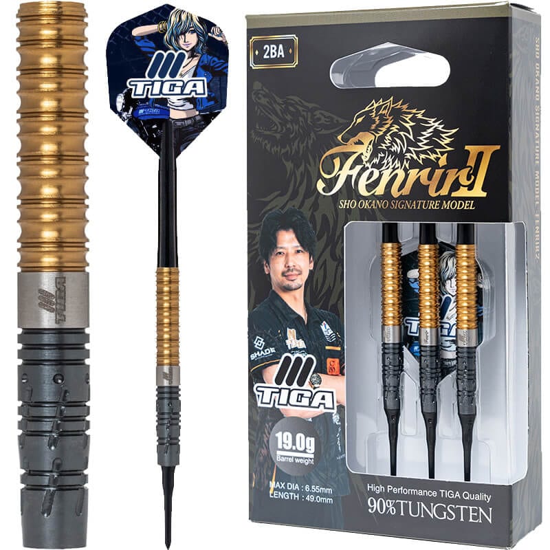 ティガ Fenrir2 フェンリル2 限定カラー版 2BA19g 岡野翔選手 ダーツ