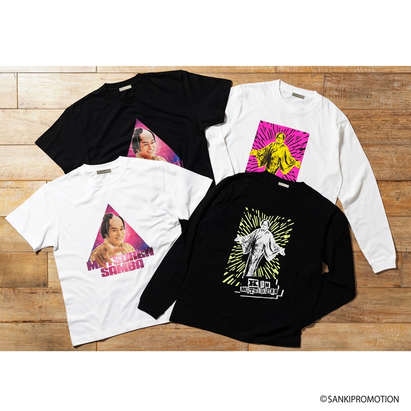 マツケンサンバ ロングTシャツ(放射)ブラック | マツケンサンバ